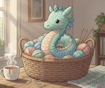 Вирусный амигуруми-дракон: как связать чешуйки ровно и без нервов