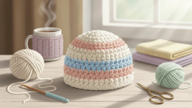 Детский чепчик крючком без волн: понятный пошаговый гайд для новичков