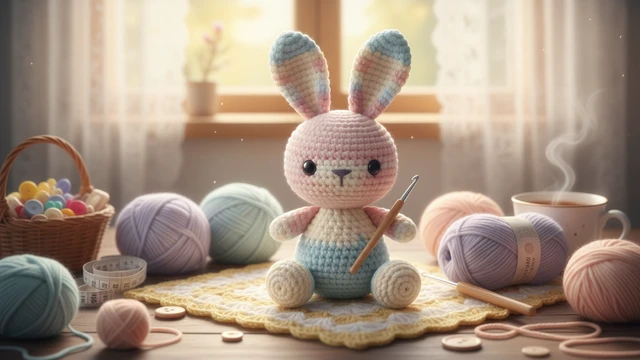 Первый амигуруми-зайчик крючком: как вязать ровно без «ступенек»
