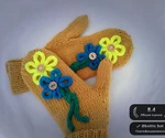 Цветочные рукавички 🌼
