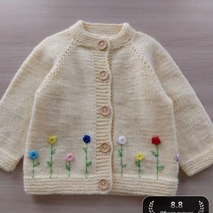 Цветочный кардиган 🌼