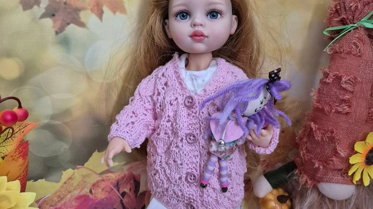 Кардиган Розовый Вереск 🌸