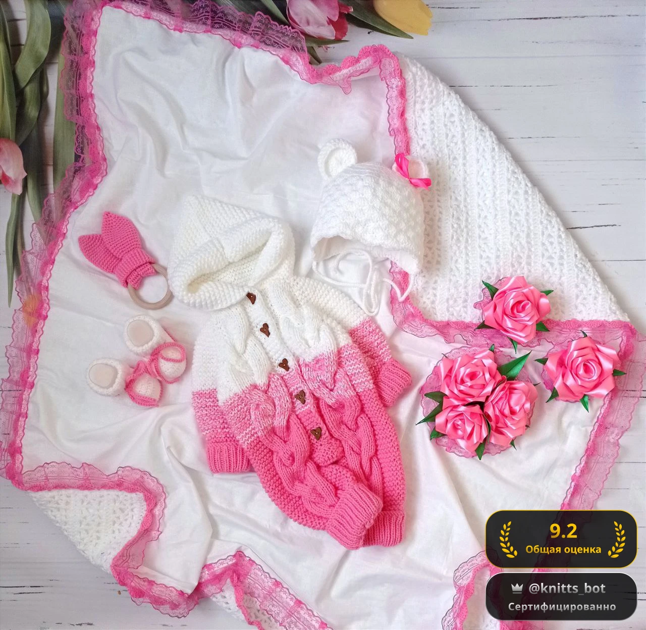 Клубничный мишутка 🍓