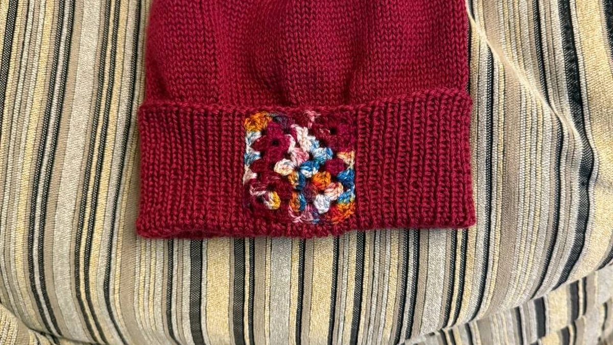 Клюквенная шапка-пэч 🍒