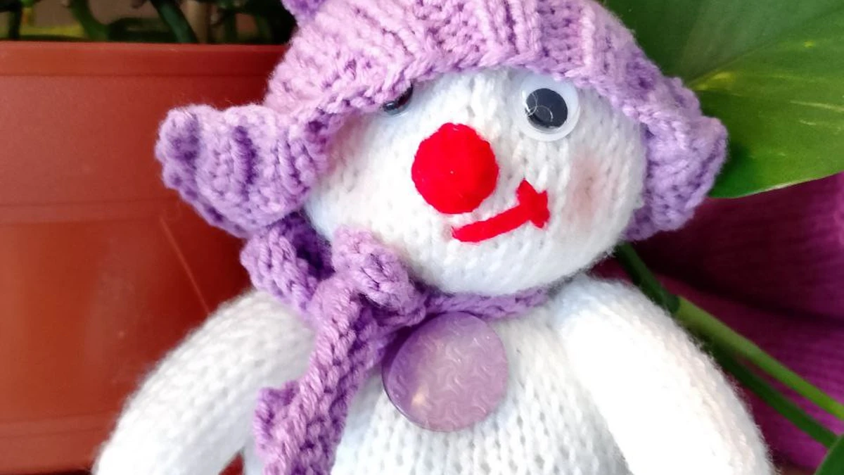 Лавандовый снеговичок ☃️