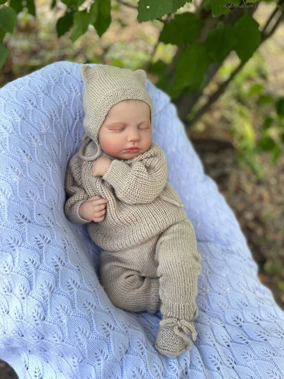 Льняной медвежонок 🧸