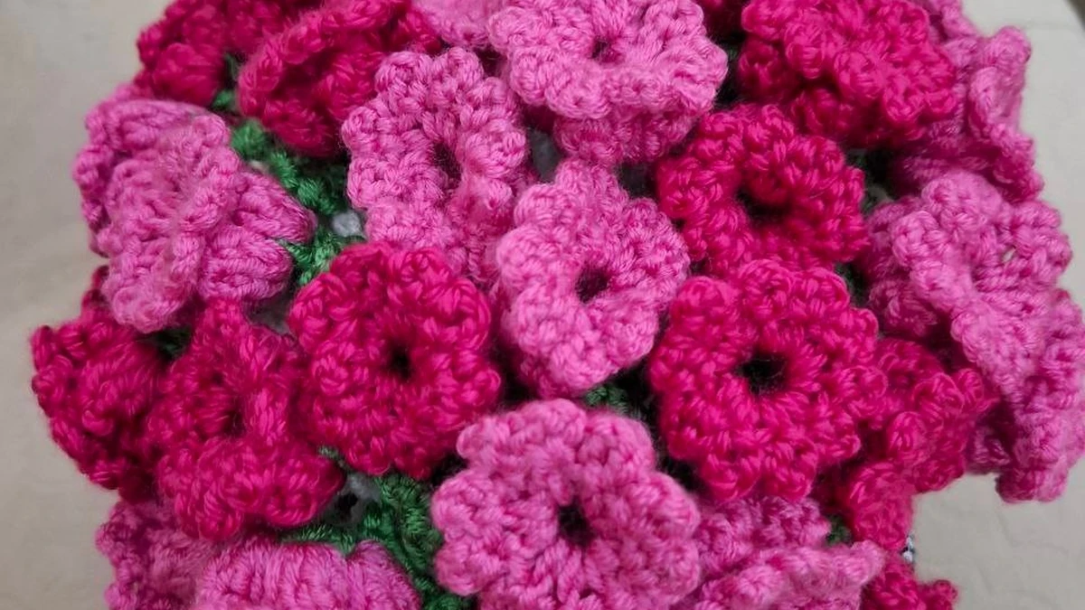 Малиновый букет 🌺