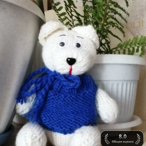 Мишка в шарфе 🧸