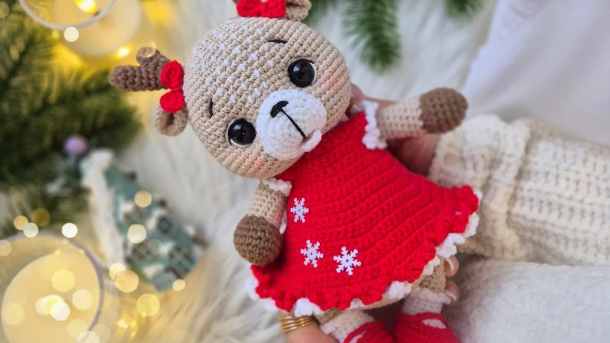 Оленёнок Снежинка ✨