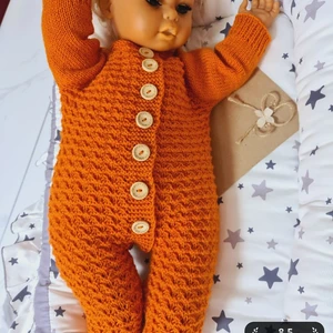 Оранжевый комбинезон 🧶