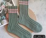 Полосатые уютные носки 🧦