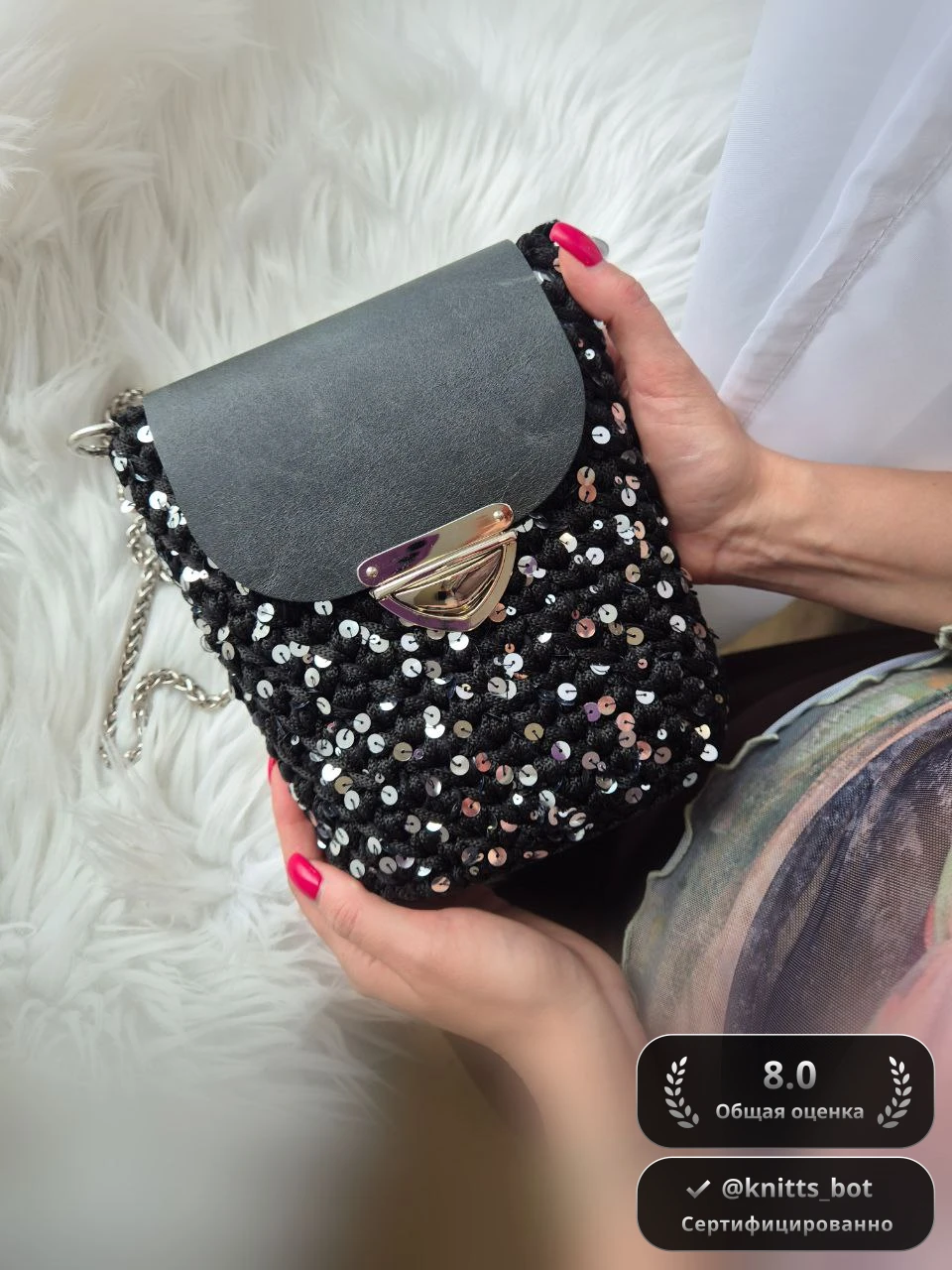 Сумочка "Гламурный Ёжик" 🦔