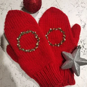 Варежки «Рябинка» 🎄