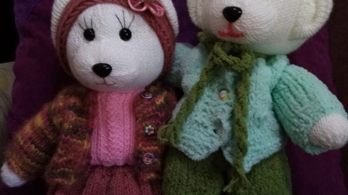 Вязаные медвежата 🐻