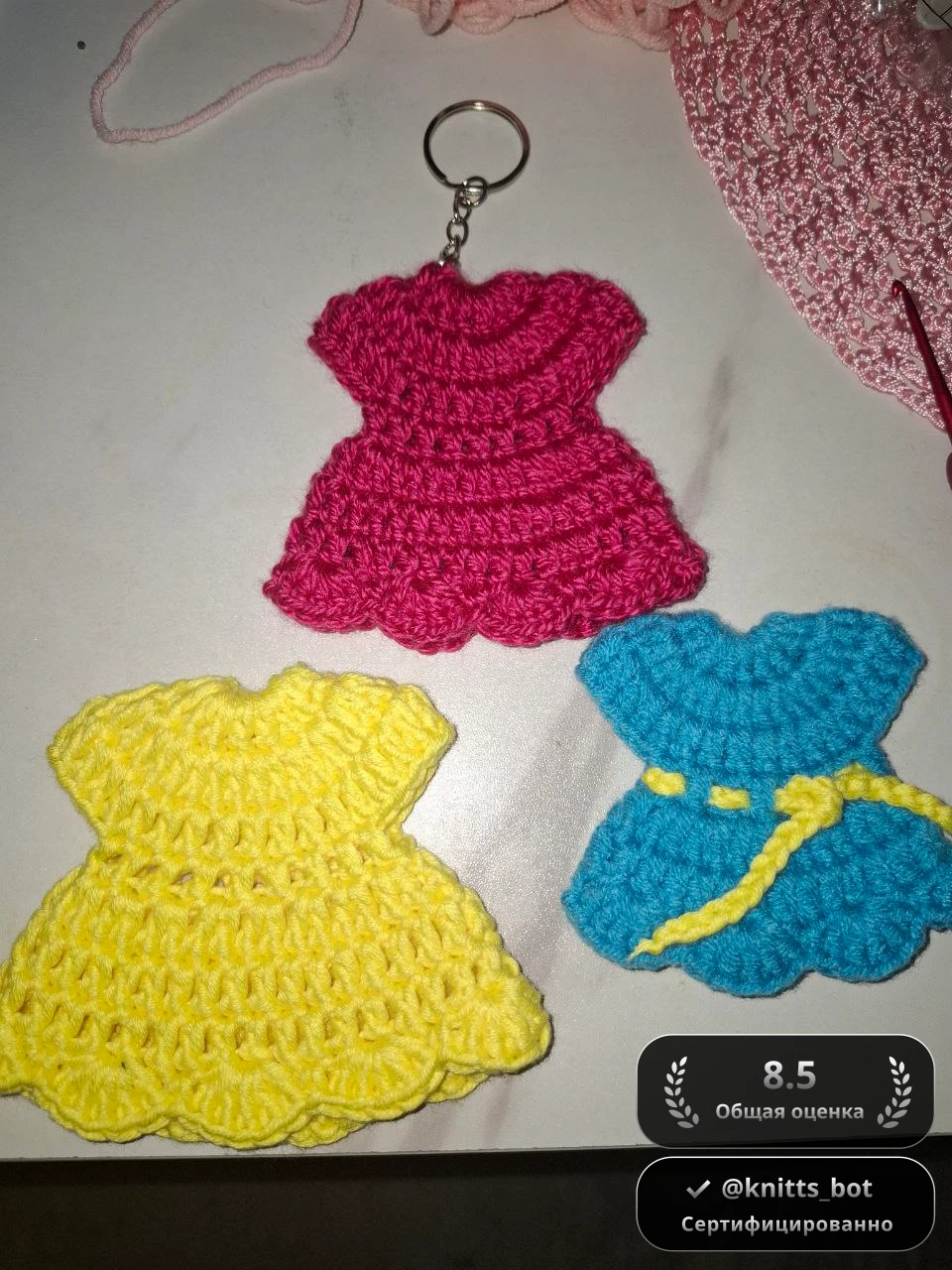 Яркое мини-платьице 🔑