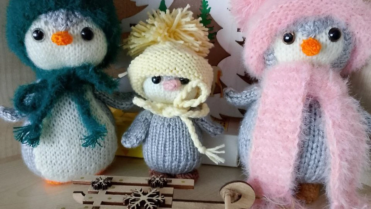 Зимние пингвинята 🐧